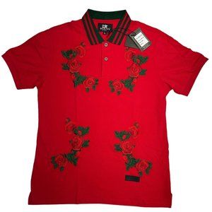 Damati Roses Pique Polo (L)